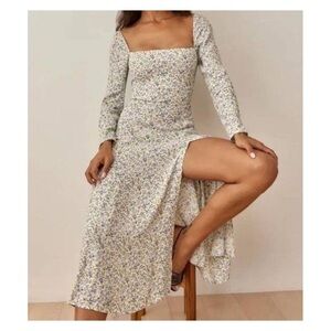 Reformation Sigmund dress in Pixie